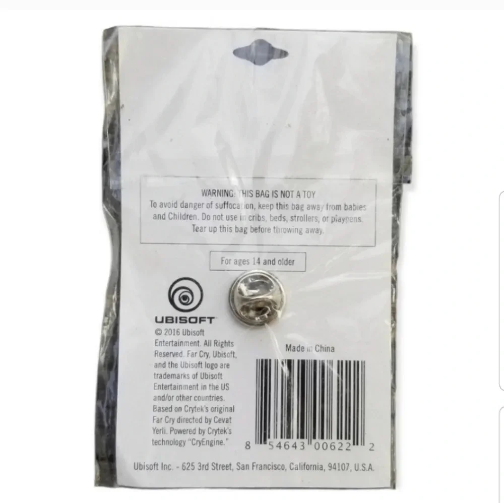 FARCRY 2016 CREST PIN NEW IN PACKAGE